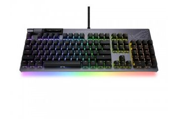 tipkovnice ASUS Tipkovnica ASUS ROG Strix Flare II Animate, ROG NX Red, PBT, RGB, USB, US SLO g.