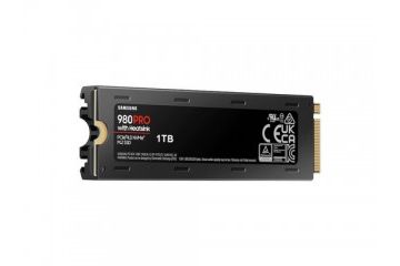 diski SSD SAMSUNG SSD 1TB M.2 80mm PCI-e 4.0 x4 NVMe, MLC V-NAND, Samsung 980 PRO HeatSink