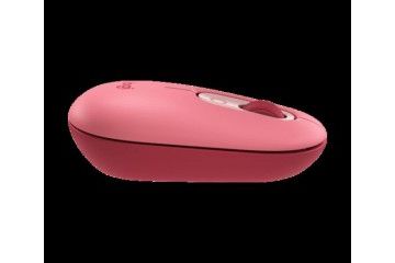 miške LOGITECH Miška Logitech POP Mouse z EMOJI, Bluetooth, roza