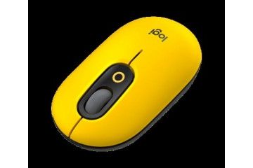 miške LOGITECH Miška Logitech POP Mouse z EMOJI, Bluetooth, rumena