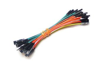 jumper wires SEED STUDIO 1 pin dual-female jumper wire 100mm 50pcs pack, SEED STUDIO CAB102C4O