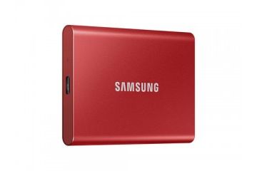 diski SSD SAMSUNG Zunanji SSD 1TB Type-C USB 3.2 Gen2 V-NAND UASP, Samsung T7, rdeč