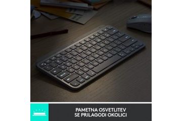 tipkovnice LOGITECH Tipkovnica Logitech MX Keys Mini, roza, SLO g.