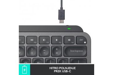 tipkovnice LOGITECH Tipkovnica Logitech MX Keys Mini, grafitna barva, SLO g.