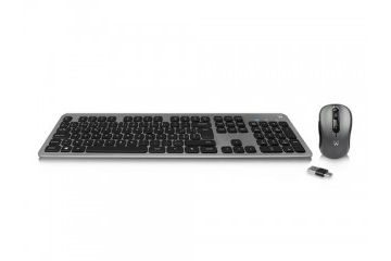 tipkovnice EWENT Tipkovnica in miška Ewent Wireless Scissor Keyboard and Mouse, USB, SLO