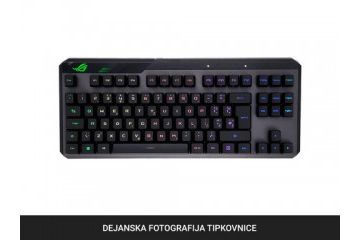 tipkovnice ASUS Tipkovnica ASUS ROG Claymore II Wireless, ROG RX Red, RGB, USB, UK SLO g.