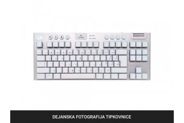 tipkovnice LOGITECH Tipkovnica Logitech G915 TKL LIGHTSPEED Wireless RGB, GL Tactile, bela, SLO g.