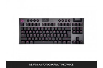 tipkovnice LOGITECH Tipkovnica Logitech G915 TKL LIGHTSPEED Wireless RGB, GL Tactile, črna, SLO g.