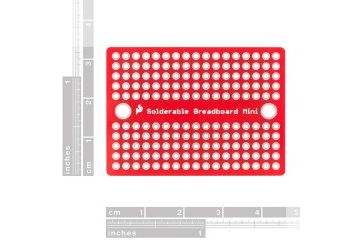 breadboardi SPARKFUN Solder-able Breadboard - Mini, SPARKFUN PRT-12702