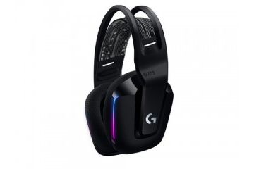 slušalke in mikrofoni LOGITECH Slušalke Logitech G733 LIGHTSPEED, črne