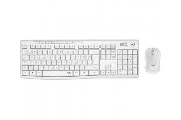 tipkovnice LOGITECH Tipkovnica in miška Logitech MK295 Silent Wireless Combo, bela, SLO g.