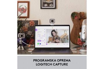 kamere LOGITECH Spletna kamera Logitech StreamCam, bela, USB-C