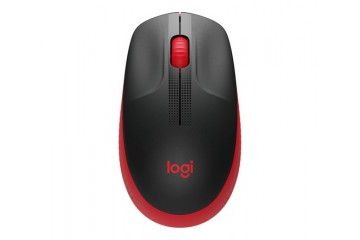 miške LOGITECH Miška Logitech M190 Wireless, rdeča