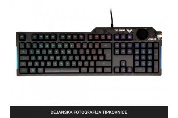 tipkovnice ASUS Tipkovnica ASUS TUF Gaming K1, RGB, USB, UK SLO g.