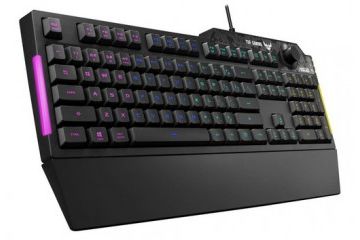 tipkovnice ASUS Tipkovnica ASUS TUF Gaming K1, RGB, USB, UK SLO g.