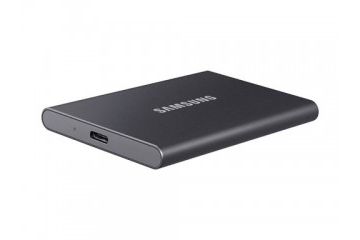 diski SSD SAMSUNG Zunanji SSD 2TB Type-C USB 3.2 Gen2 V-NAND UASP, Samsung T7, siv