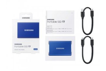 diski SSD SAMSUNG Zunanji SSD 1TB Type-C USB 3.2 Gen2 V-NAND UASP, Samsung T7, moder