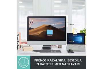 tipkovnice LOGITECH Tipkovnica Logitech MX Keys Plus, grafitna barva, SLO g.