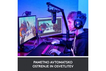 kamere LOGITECH Spletna kamera Logitech StreamCam, grafitna barva, USB-C