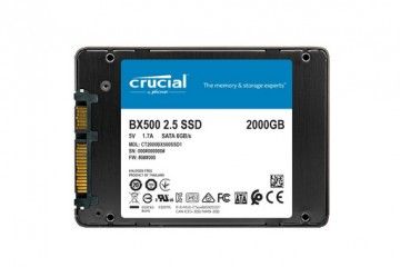 diski SSD CRUCIAL SSD 2TB 2.5' SATA3 3D TLC, 7mm, CRUCIAL BX500