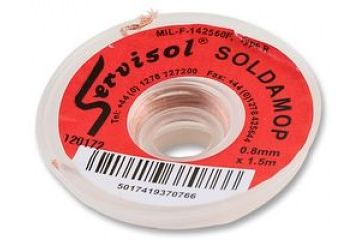 dodatki SERVISOL SERVISOL - 200004300 - DESOLDERING BRAID, 0.8MMX1.5M