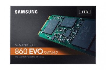 diski SSD SAMSUNG SSD 1TB M.2 80mm SATA3 V-NAND TLC, Samsung 860 EVO