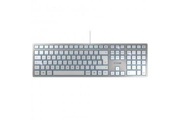 tipkovnice CHERRY Tipkovnica Cherry KC 6000 Slim, srebrna, USB, UK SLO g.