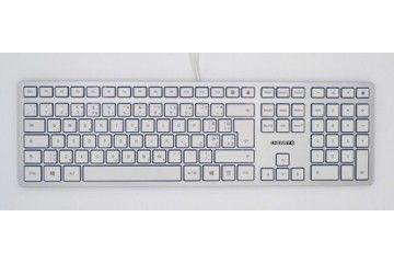 tipkovnice CHERRY Tipkovnica Cherry KC 6000 Slim, srebrna, USB, UK SLO g.