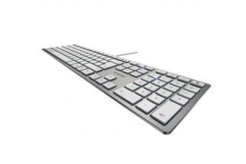 tipkovnice CHERRY Tipkovnica Cherry KC 6000 Slim, srebrna, USB, UK SLO g.