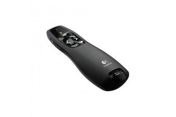 miške LOGITECH Presenter Logitech R400, brezžičen, USB, rdeč laser