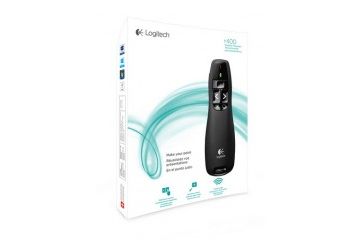 miške LOGITECH Presenter Logitech R400, brezžičen, USB, rdeč laser