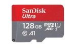 sd kartice SANDISK SDXC SANDISK MICRO 128GB ULTRA, 100MB/s, UHS-I, C10, adapter, Sandisk SDSQUNR-128G-GN3MA