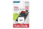 sd kartice SANDISK SDHC SanDisk MICRO 32GB ULTRA 100 MB/s, UHS-I, C10, adapter, SDSQUNR-032G-GN3MA