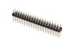 wires, headers JH ELECTRONICS 2.54mm Double Row Black Male Header Needle