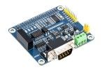  WAVESHARE Isolated RS485 RS232 Expansion HAT for Raspberry Pi, SPI Control, Waveshare 21648