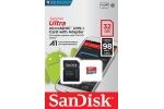 sd kartice SANDISK MICRO SDHC 32GB C10 UHS-1 A1, adapter, SanDisk Ultra 98 MB-s, SDSQUAR-032G-GN6MA