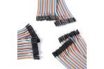 wires, headers FUT ELECTRONICS Premium Jumper Wires pack, 3 pcs, 30 cm 40 pin, female-female, female-male, male-male, FUT0063